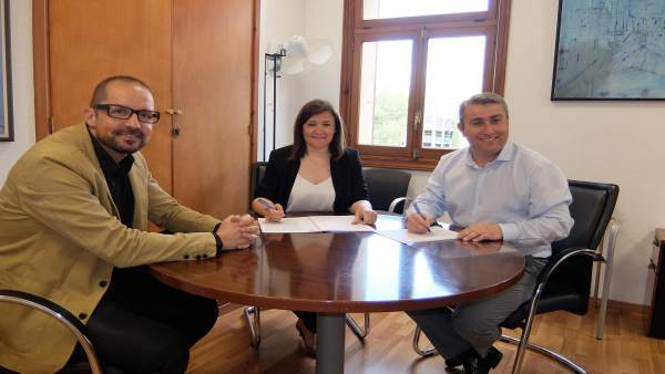Firma de la adhesión de Inca a la ADT Firma de la adhesión de Inca a la ADT