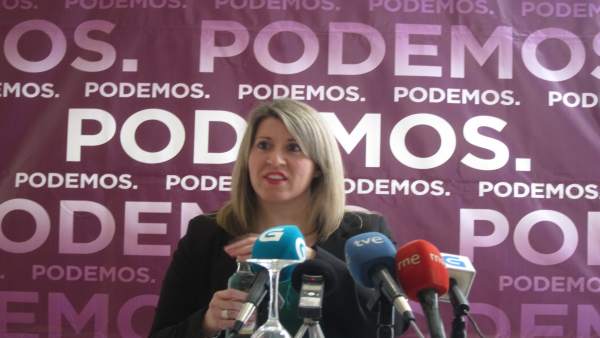 La secretaria xeral de Podemos Galicia, Carmen Santos La secretaria xeral de Podemos Galicia, Carmen Santos
