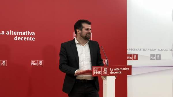 Luis Tudanca comparece ante la prensa, 16-4-18 Luis Tudanca comparece ante la prensa, 16-4-18