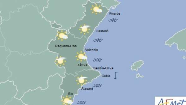 Predicción de este martes Predicción de este martes