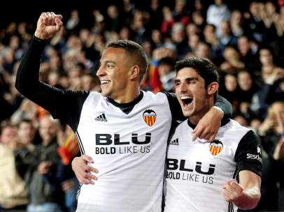 Rodrigo Moreno y Gonçalo Guedes