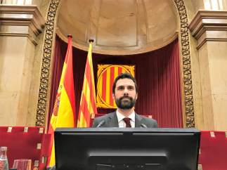 El presidente del Parlament de Catalunya, Roger Torrent