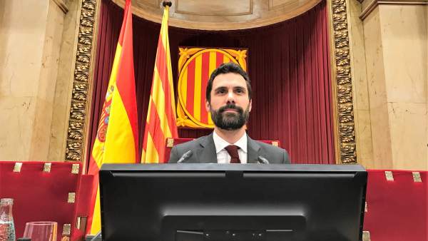 El presidente del Parlament de Catalunya, Roger Torrent El presidente del Parlament de Catalunya, Roger Torrent