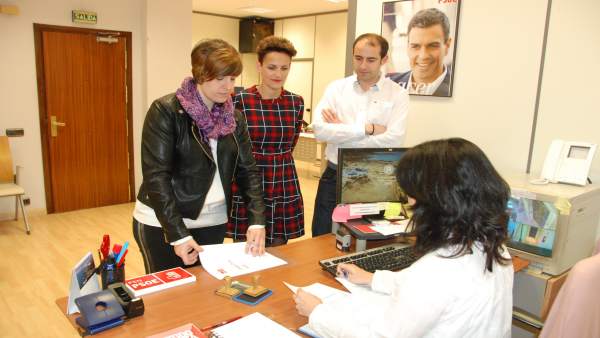 Chivite formaliza su candidatura. Chivite formaliza su candidatura.