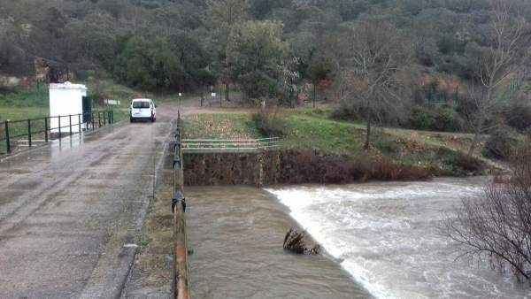 Embalse de Villar del Rey en Extremadura Embalse de Villar del Rey en Extremadura