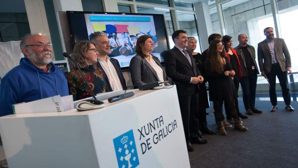 Presentación del primer plan de dinamización del gallego entre los jóvenes Presentación del primer plan de dinamización del gallego entre los jóvenes