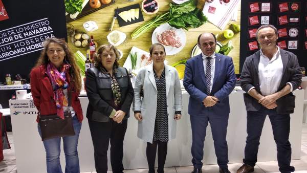 La presidenta navarra, Uxue Barkos, visita la feria Alimentaria de Barcelona La presidenta navarra, Uxue Barkos, visita la feria Alimentaria de Barcelona