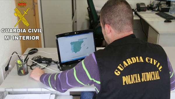 Un investigador de la GC Un investigador de la GC