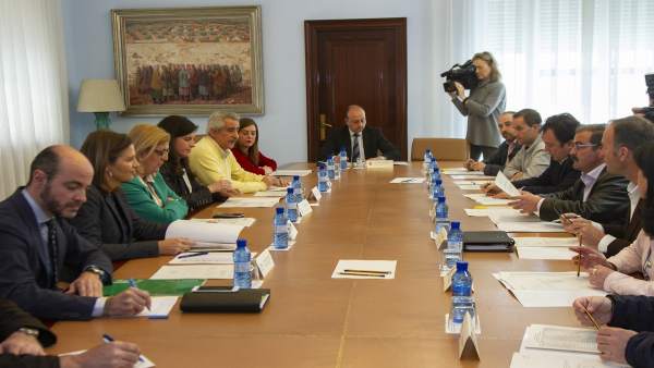 Reunión de la comisión de seguimiento del Aepsa en Jaén. Reunión de la comisión de seguimiento del Aepsa en Jaén.