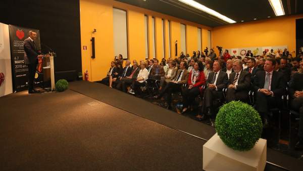 Sánchez habla en la presentación de Alicante Gastronómica Sánchez habla en la presentación de Alicante Gastronómica