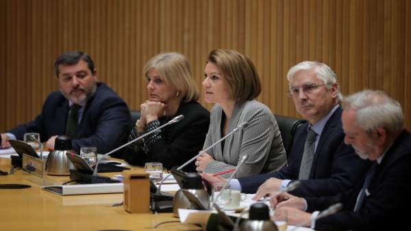 La ministra de Defensa, María Dolores de Cospedal, en el Congreso La ministra de Defensa, María Dolores de Cospedal, en el Congreso