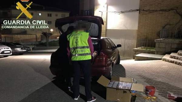 La Guardia Civil ha intervenido tabaco de contrabando La Guardia Civil ha intervenido tabaco de contrabando