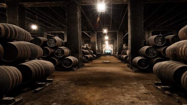 Interior de la Bodega Alvear en Montilla Interior de la Bodega Alvear en Montilla