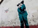 Investigan si una obra aparecida en Ferrol es de Banksy