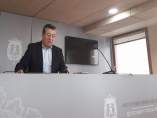 Fernando Marcos, en la roda de premsa de la junta de Govern aquest divendres