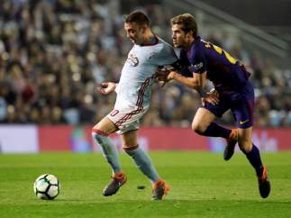 Iago Aspas, en un Celta - Barça.