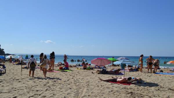 Playa, Cala Major, turistas, sol, bañistas, recurso Playa, Cala Major, turistas, sol, bañistas, recurso