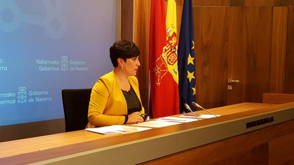 María Solana en rueda de prensa María Solana en rueda de prensa