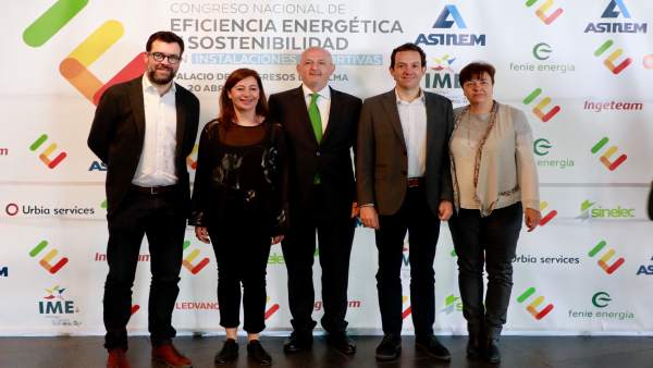 Armengol y Noguera en congreso de Asinem Armengol y Noguera en congreso de Asinem