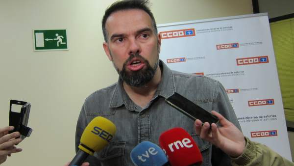 El secretario general de CCOO de Asturias, José Manuel Zapico El secretario general de CCOO de Asturias, José Manuel Zapico