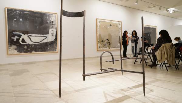 Valladolid.- Presentación exposición Tàpies Valladolid.- Presentación exposición Tàpies