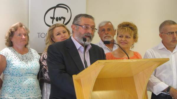 El alcalde de Albox, Francisco Torrecillas El alcalde de Albox, Francisco Torrecillas
