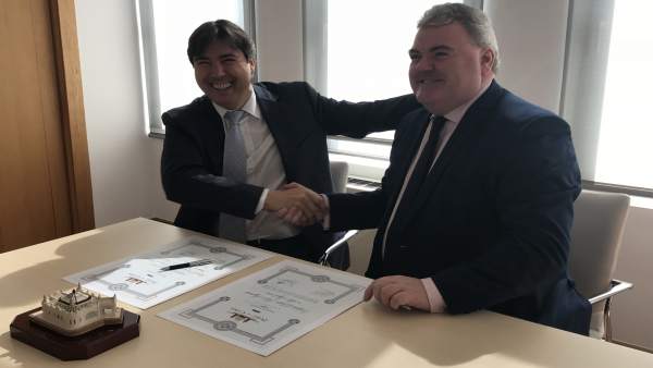 Acto de hermanamiento de los puertos de Santander y Cork Acto de hermanamiento de los puertos de Santander y Cork