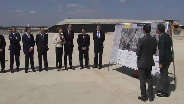 Rajoy, Cospedal y de la Serna visitan las obras de la Autovia A-32 Rajoy, Cospedal y de la Serna visitan las obras de la Autovia A-32