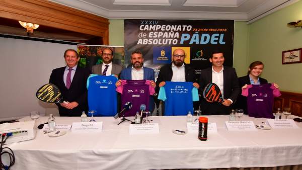 Presentación del Campeonato de España absoluto por parejas Presentación del Campeonato de España absoluto por parejas