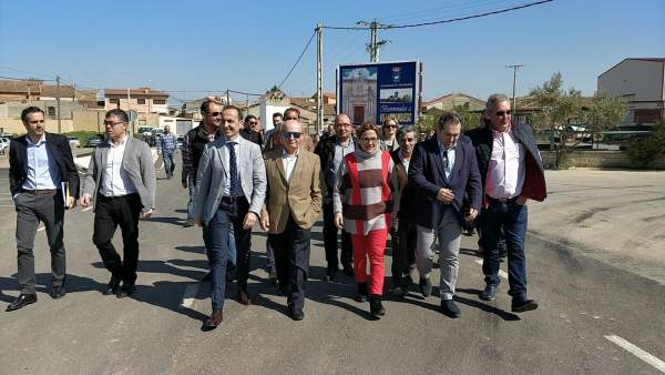 LA presidenta de la Diputación de Zamora inaugura la carretera 19-4-2018 LA presidenta de la Diputación de Zamora inaugura la carretera 19-4-2018
