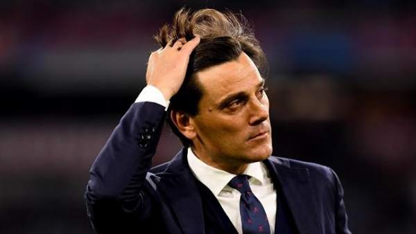 Vincenzo Montella, entrenador del Sevilla. Vincenzo Montella, entrenador del Sevilla.