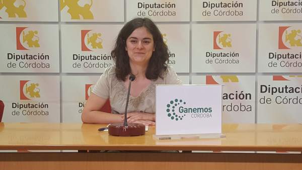 La portavoz de Ganemos Córdoba en la Diputación, María Ángeles Aguilera La portavoz de Ganemos Córdoba en la Diputación, María Ángeles Aguilera