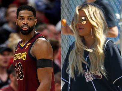 Khloé Kardashian y Tristan Thompson