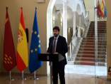 López Miras anunciando su nuevo Equipo de Gobierno