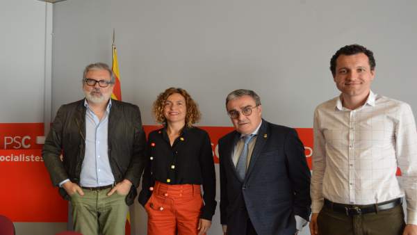 Félix Lararosa, Meritxell Batet, Àngel Ros y Óscar Ordeig (PSC) Félix Lararosa, Meritxell Batet, Àngel Ros y Óscar Ordeig (PSC)