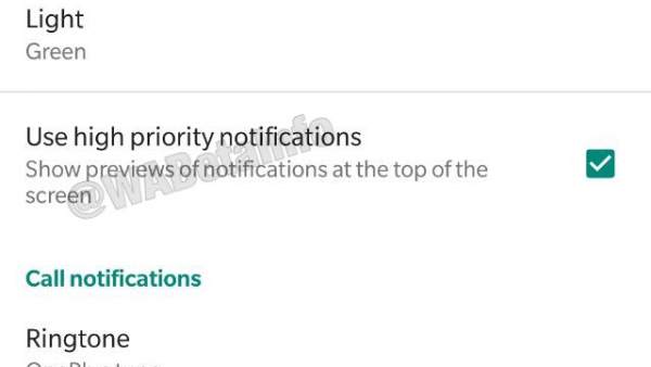Notificaciones de alta prioridad Notificaciones de alta prioridad