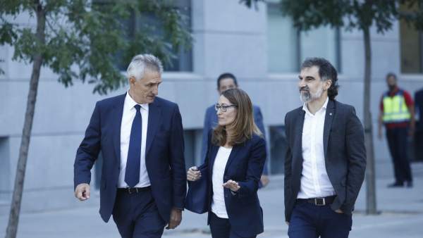Jordi Cuixart llega a la Audiencia Nacional. Jordi Cuixart llega a la Audiencia Nacional.