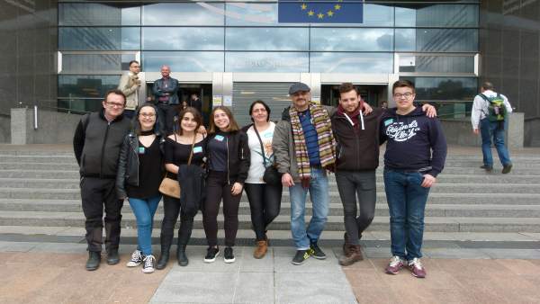 Bruselas.- Equipo del proyecto arqueológico Peña del Moro en Bruselas Bruselas.- Equipo del proyecto arqueológico Peña del Moro en Bruselas