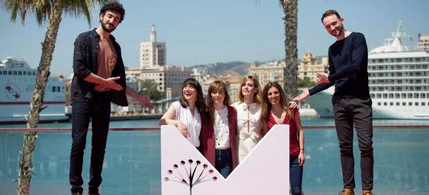 El equipo de la película 'Las distancias'