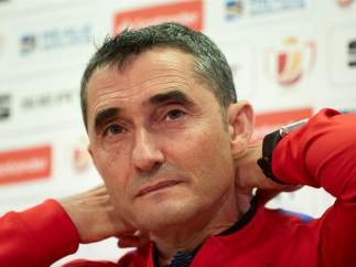 Ernesto Valverde, entrenador del Barcelona.