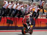 El gesto de Marc Márquez al celebrar su victoria en Austin