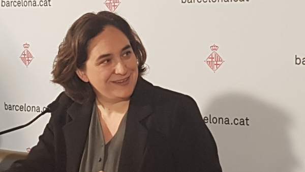 La alcaldesa de Barcelona, Ada Colau La alcaldesa de Barcelona, Ada Colau