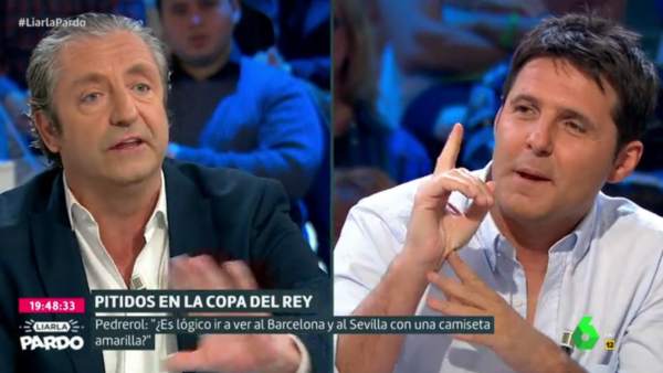 Pedrerol y Cintora en 'Liarla Pardo' Pedrerol y Cintora en 'Liarla Pardo'
