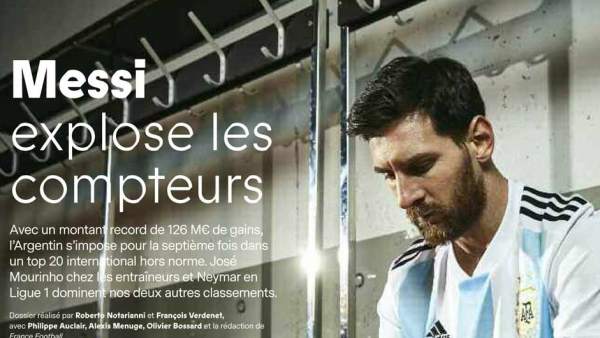 Leo Messi en 'France Football' Leo Messi en 'France Football'
