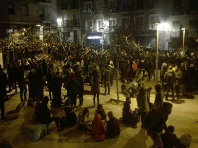 Manifestación en Lavapiés por la muerte de Mame Mbade