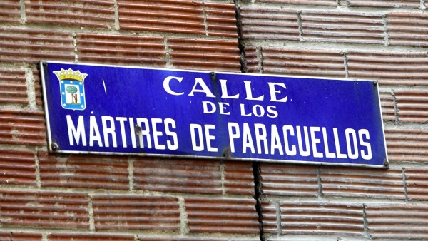 Calles Y Símbolos Franquistas, Franquismo, Calle De Los Mártires De Paracuellos Calles Y Símbolos Franquistas, Franquismo, Calle De Los Mártires De Paracuellos