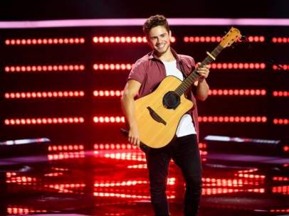 Oskar Proy durante su audición en 'The Voice'.