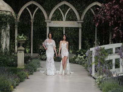 Desfile de Pronovias en la Barcelona Bridal Fashion Week 2018