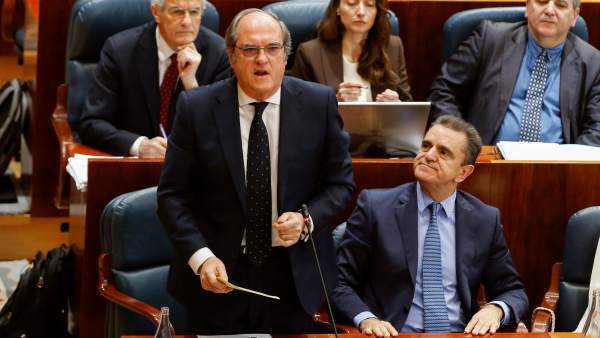 Ángel Gabilondo y José Manuel Franco, portavoz y portavoz adjunto del PSOE en la Asamblea de Madrid. Ángel Gabilondo y José Manuel Franco, portavoz y portavoz adjunto del PSOE en la Asamblea de Madrid.