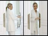 Cristina Cifuentes y el 'look' de su dimisión no es aleatorio: "Quiere transmitir inocencia y pureza"